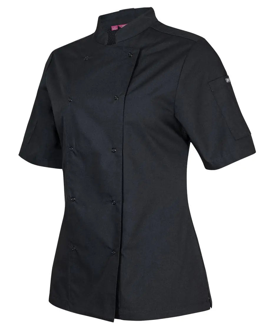 Jb's Women’s Short Sleeve Button Chef Jacket 5CJS1 - City Workwear